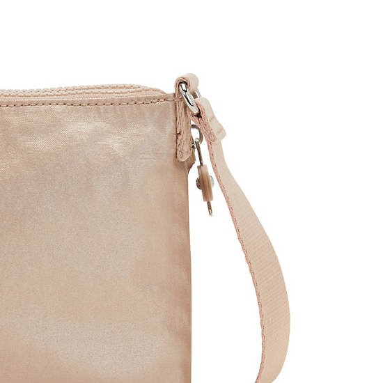 Kipling Boyd Metallic Crossbody Taske Guld | DK 1095XY